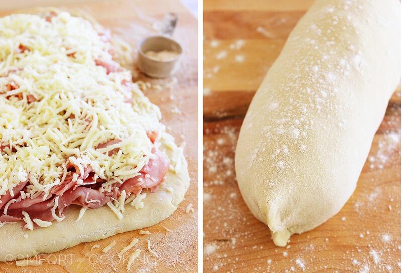 3-Ingredient Baked Ham and Cheese Rollups