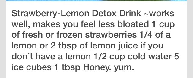 Strawberry Lemonade Detox Drink ๐น๐๐