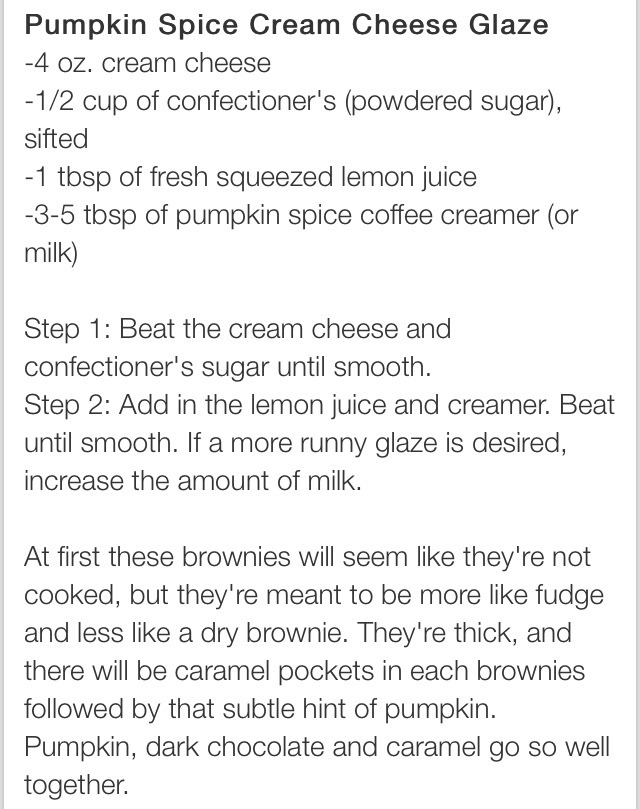❤️Caramel Pumpkin Fudge Brownie Recipe!❤️