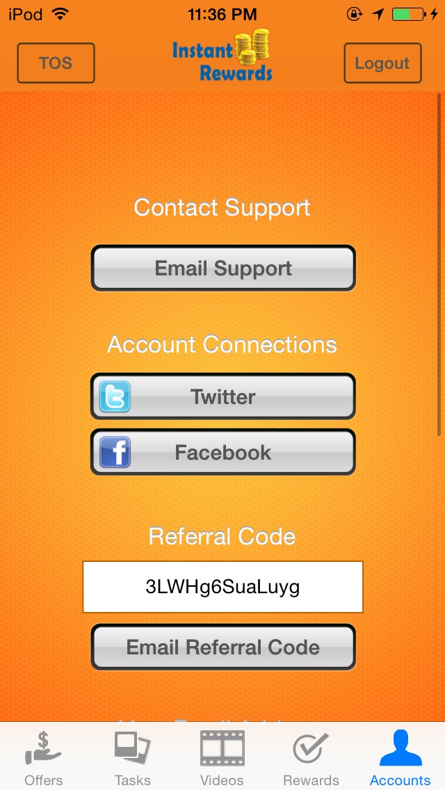 use my referral code to get fast points when you first join