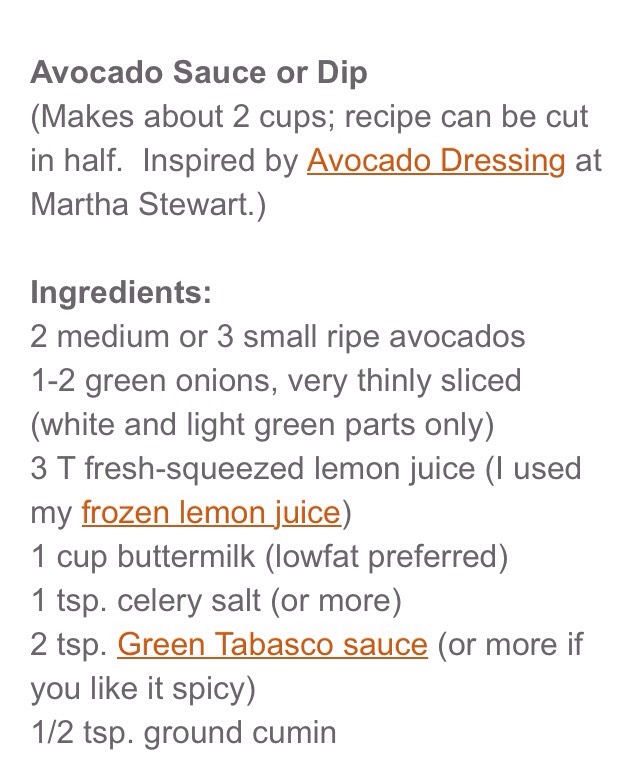 EASY AVOCADO DIP!