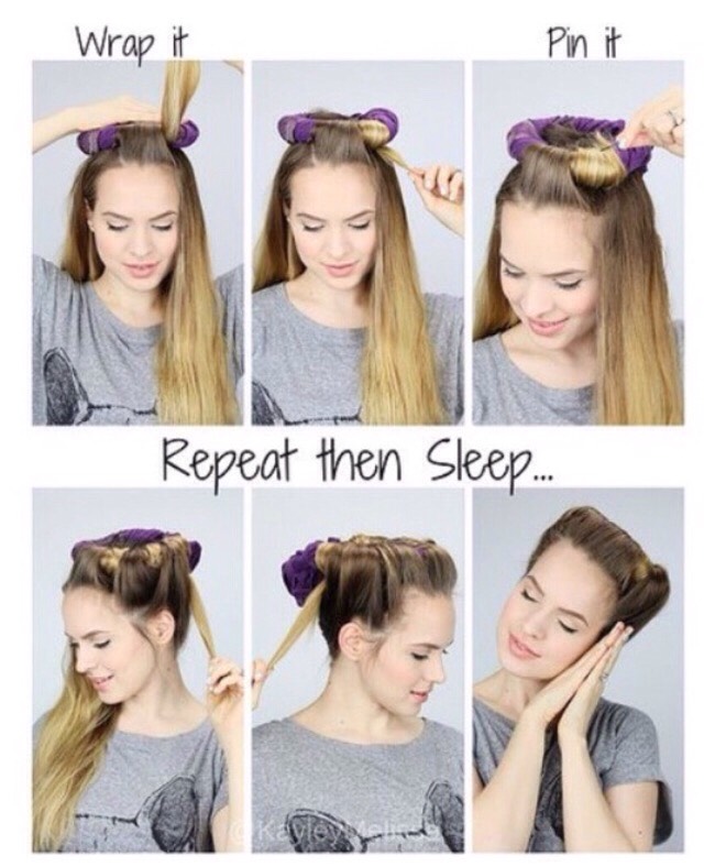 Super Simple Heatless Curls!💕