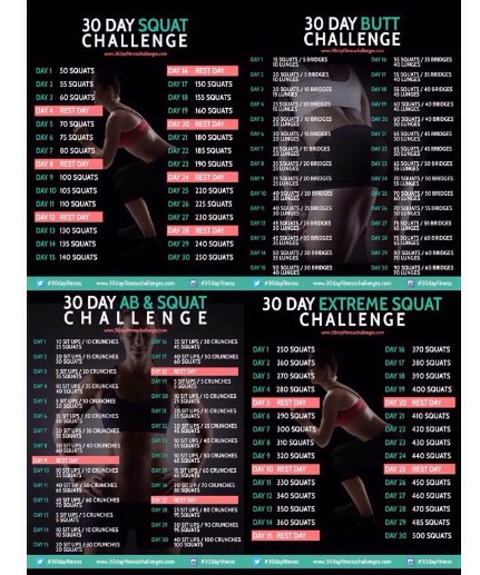 30 Day Workout Challenge 