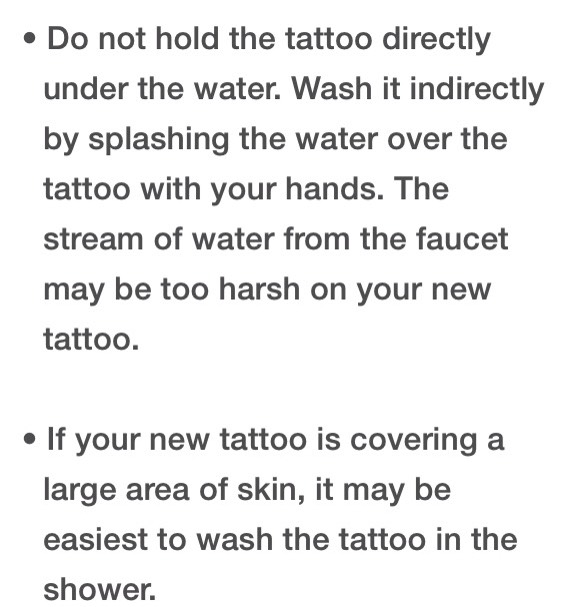 How To Care For A New Tattoo✨