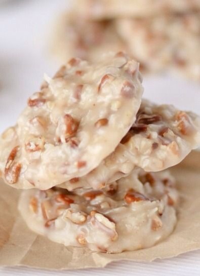 💕No-Bake Coconut Pecan Praline Cookies! Easy And Yummy!💕