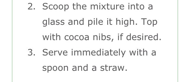 Superfood Chocolate Malt Smoothie 