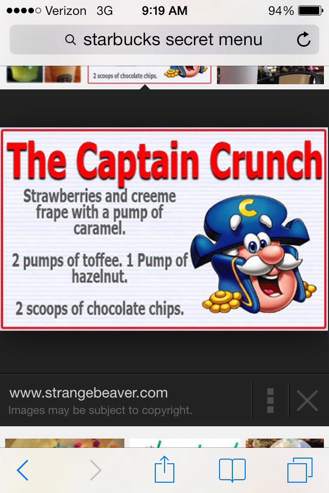 Starbucks Secret Recipes
