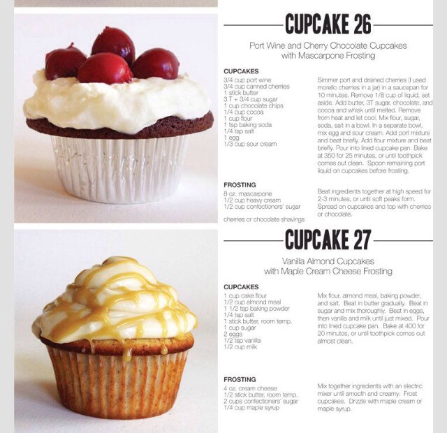 💙30 Different Easy To Make Cupcake Recipes!!!!!(:💙