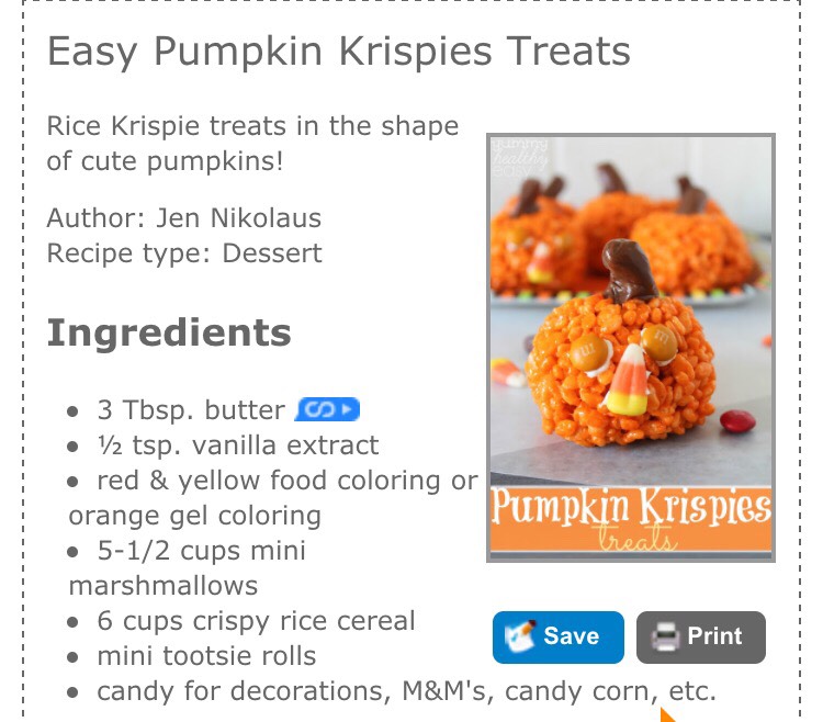 Easy Pumpkin Crispy Treat!!! 🎃🍃🍂