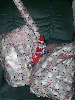 Wrapped book bags 
