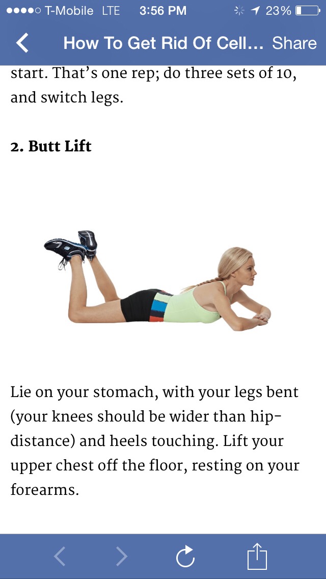 4 Moves To Get Rid Of Cellulite