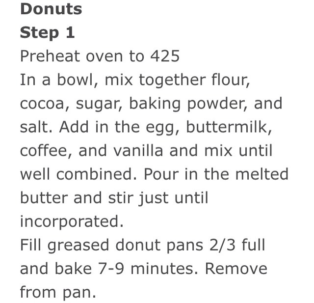 Salted caramel mocha donuts 
