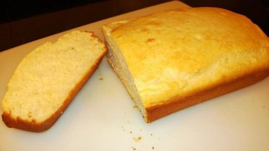 Directions

Stir together ice cream and flour, stirring just until flour is moistened. Spoon batter into a greased and floured 8x4 inches loaf pan.
    Bake at 350F for 40-45 minutes or until a toothpick inserted in center of bread comes out clean. Remove from pan, and cool on wire rack.
