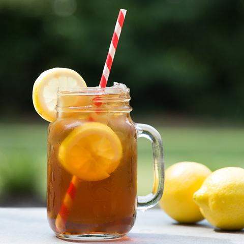 Classic Southern Sweet Tea
Recipe:
6 tea bags
3/4 cup sugar
8 cups water
1/2 tsp. baking soda
