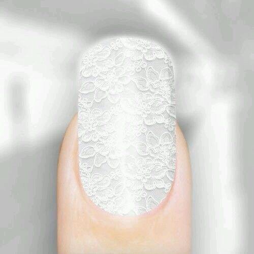 Lace Design Nails