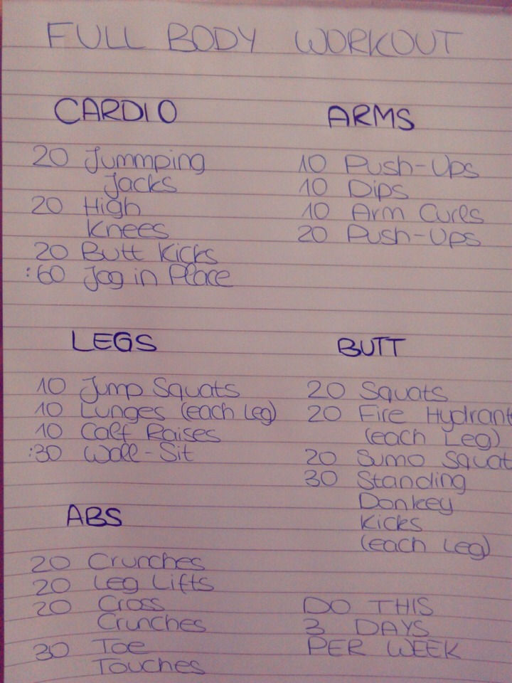 entire body workout