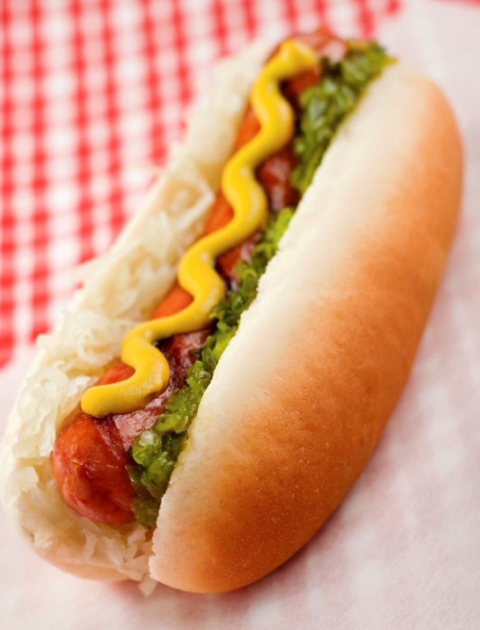 Hot dogs can cause kidney,stomach, or colorectal cancer because of the ingredients in the wiener. 