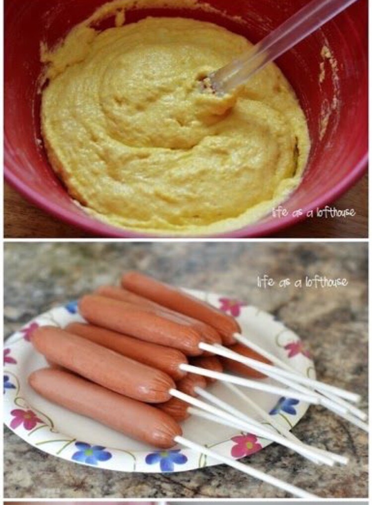 Homemade Corn Dogs Recipe!!
