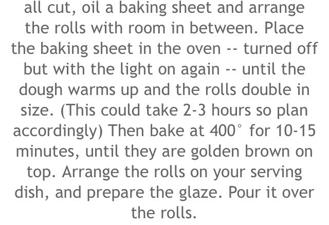 Homemade Cinnamon Rolls