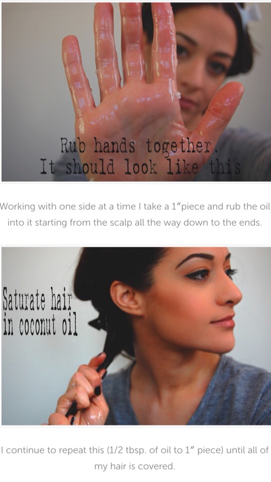 Coconut Oil Hair Mask~ Works For dry, oily, Dull Hair!