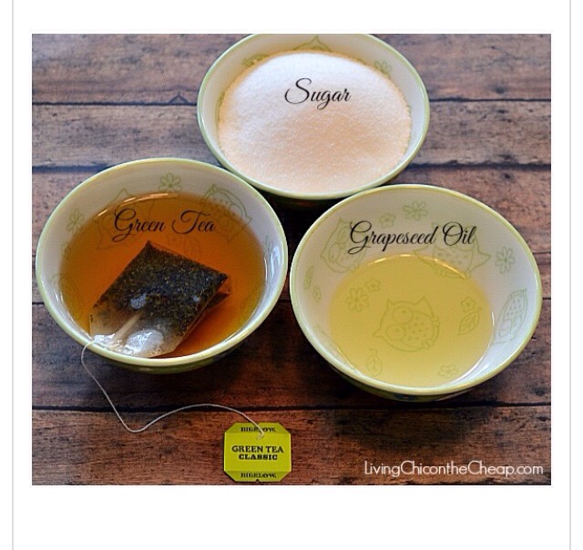 Diy Green Tea Body Scrub!!!(: #tipit
