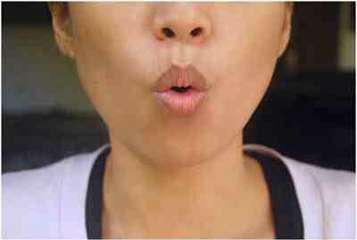 Face Exercise 3:

Vent your lips in ‘O’ shape and blow air out of your mouth.