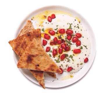 Whipped Ricotta With Pomegranate and Mint
The bright pomegranate seeds add sweet, juicy pops of flavor to this creamy spread.