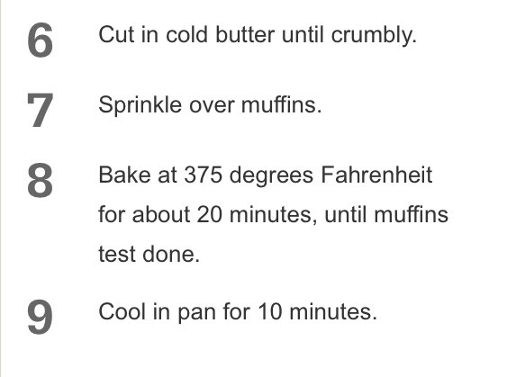 Crumb Top Banana Muffins!