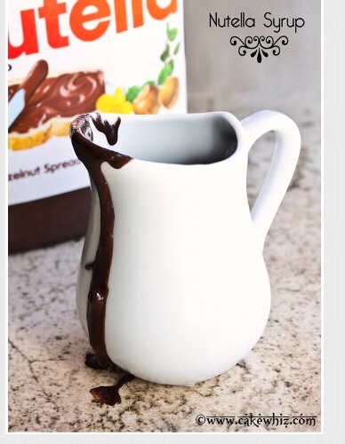 Nutella syrup