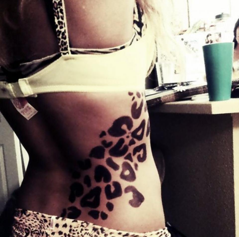 Beautiful Leopard Print Tattoos For Women!!