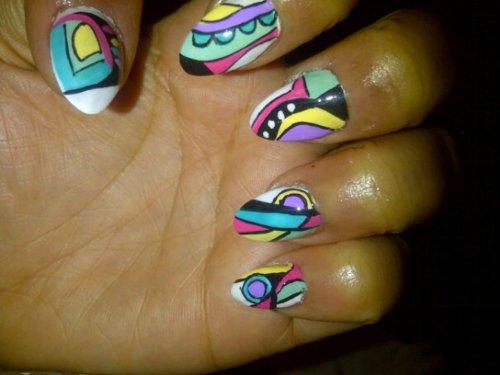 Pucci Inspired Nail Art