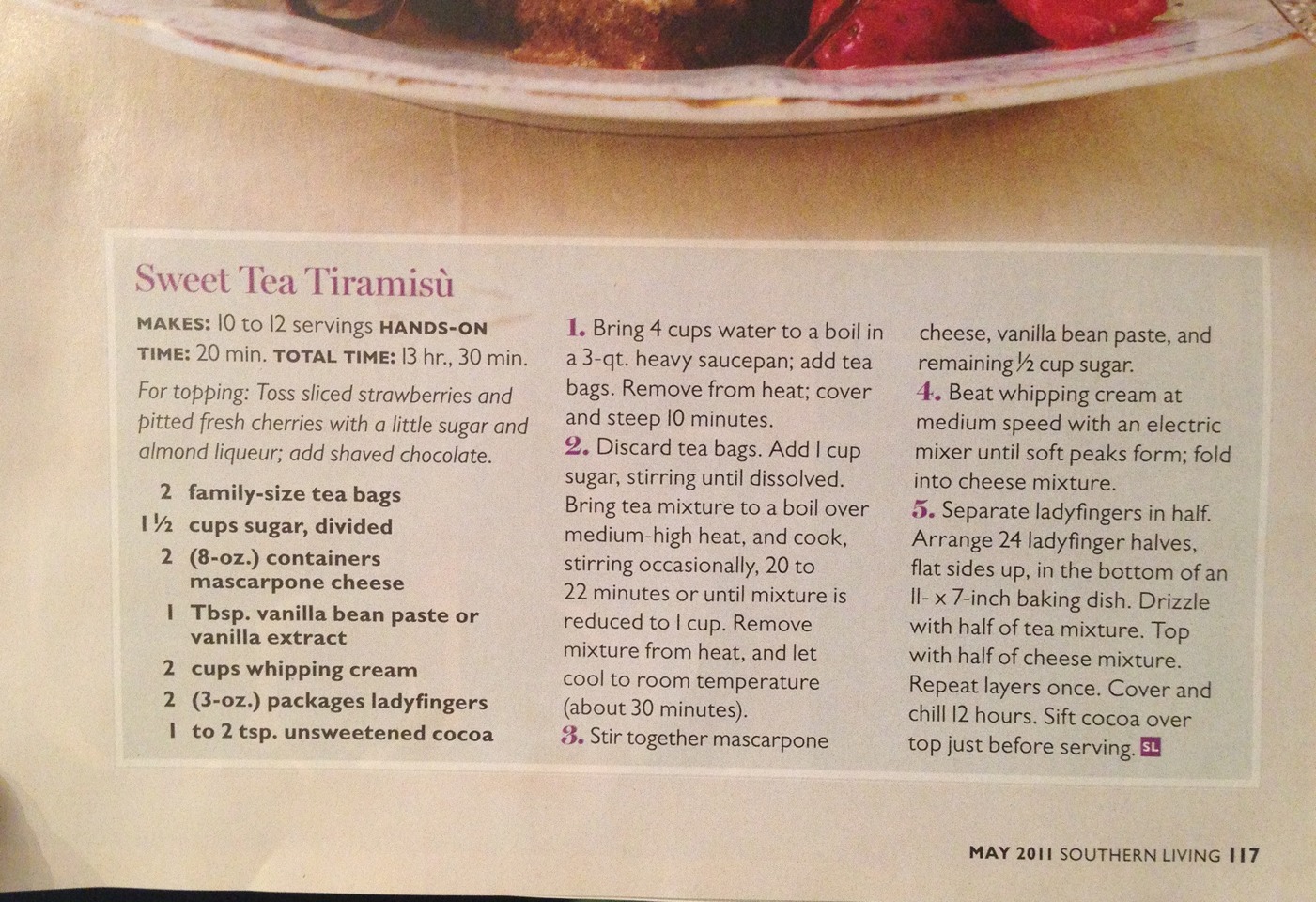 Tiramisu Tea Cake 
