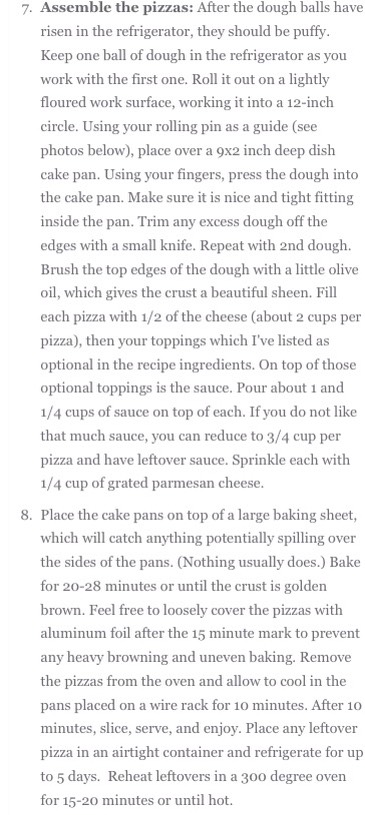 Chicago style deep dish pizza 