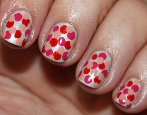 Awesome! Awesome! Polka Dot Nails DO!!!! Easy And Quick!!!!