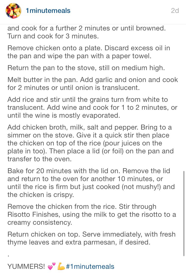 One Pot Creamy Parmesan Garlic Risotto With Lemon Pepper Chicken!! 😍💘
