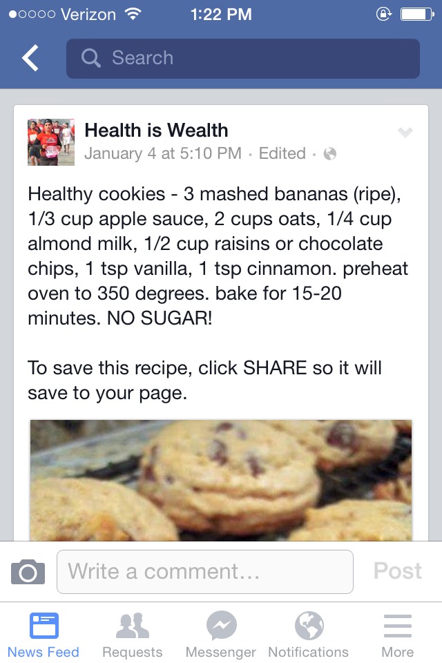Healthy Egg, Oil, Flour Free Chocolate Chip Cookies! Amazing!!! 