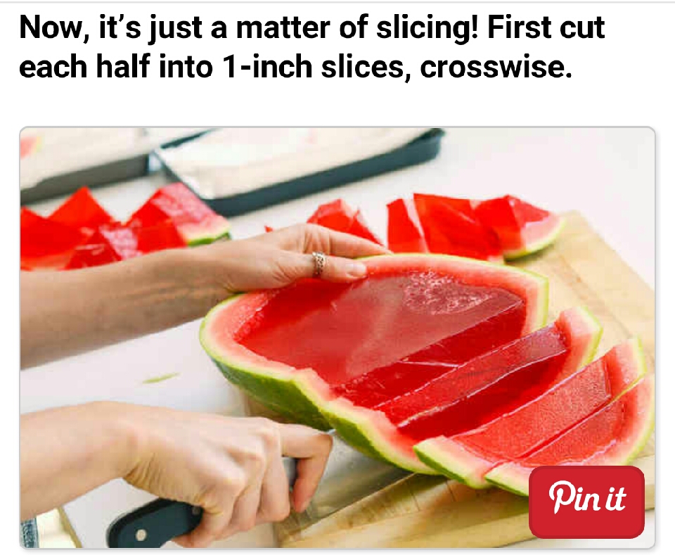 XXL Watermelon Jello Shots!