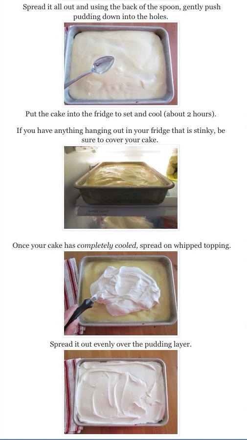 Red Velvet Poke Cake.
