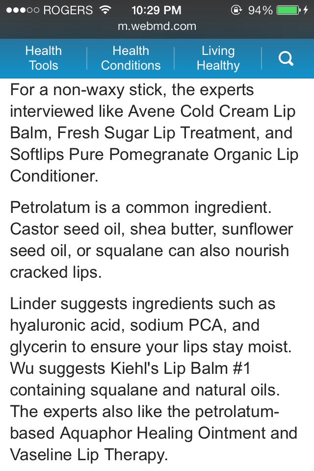 Getting Rid Of Winter Chapped Lips 