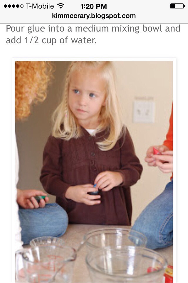 Homemade Slime, Great For Birthday Treats At School