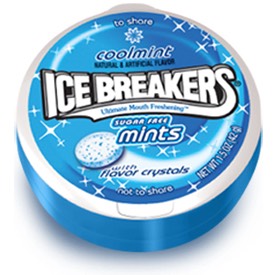 Mints are useful, if you are going out for lunch or having a meal.