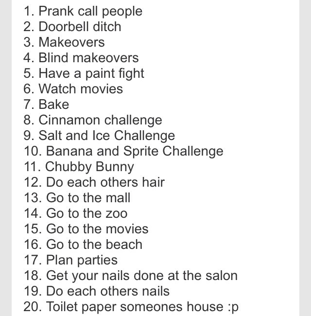 100 Crazy Things To Do With Your Best Friend! ππ―π