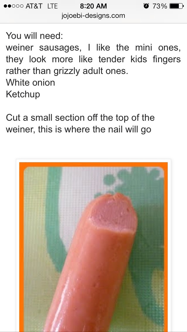 Halloween Finger Food - Great For Parties
