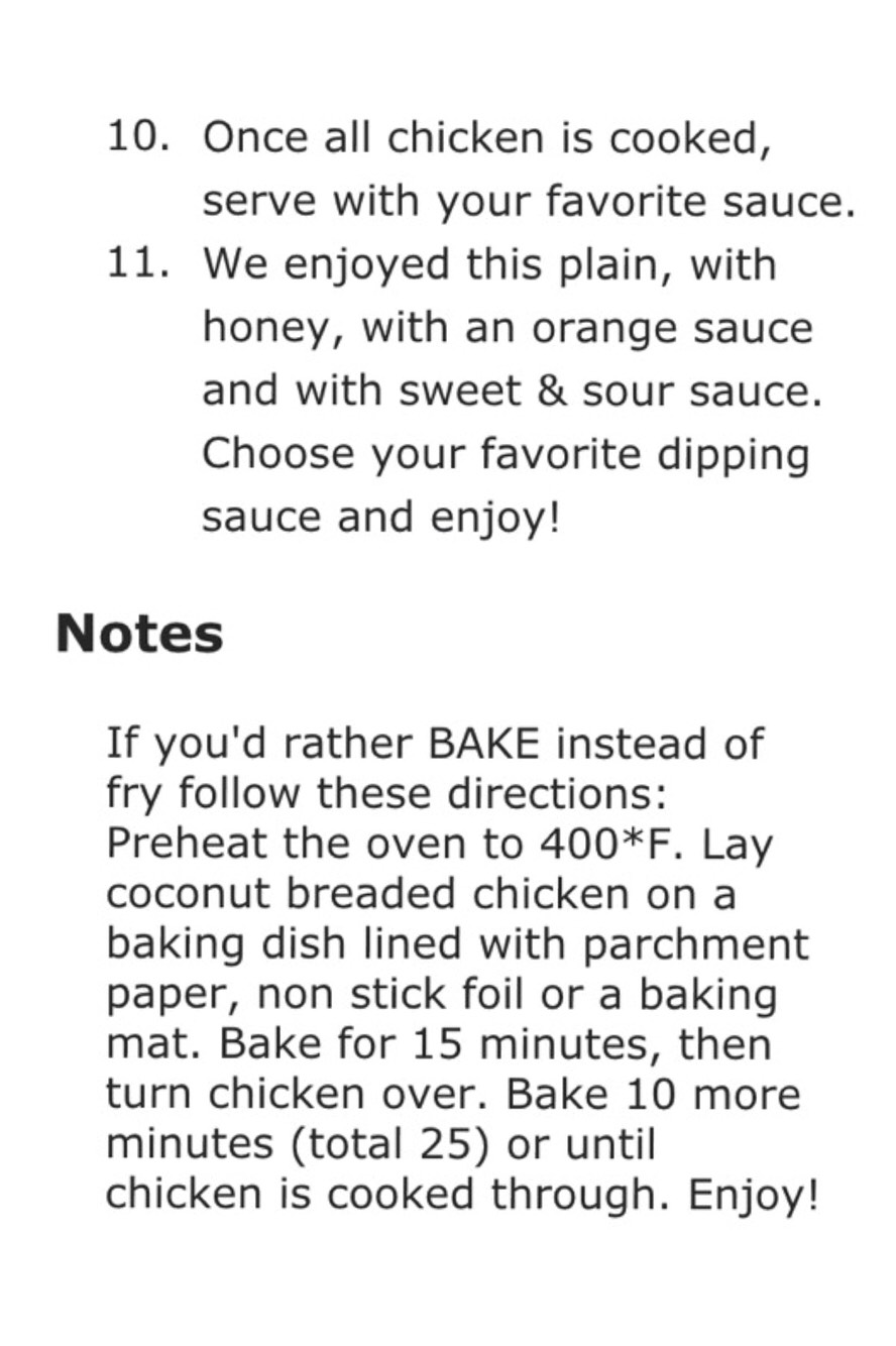 Crispy Coconut Chicken Recipe!πβ¨ #tipit