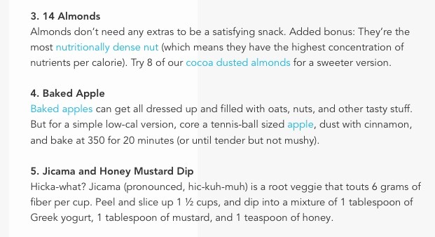 31 100 Calorie Snacks!