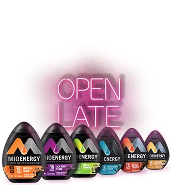 Put some Mio in your water bottle so you'll have enough energy to get through the day. We all know the struggle of having to go through school tired.