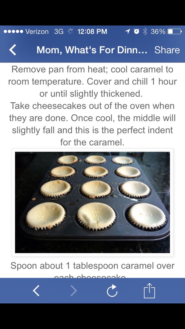 Carmel Cheesecake Bites