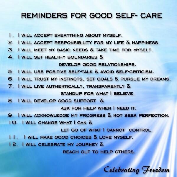 Myself Care Tips