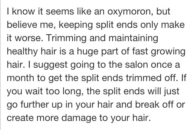 #5 Trim your Hair