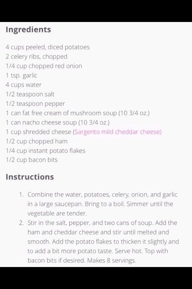 Nacho Potato Soup